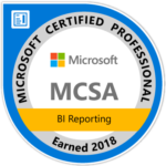 MCSA BI Reporting 2018 