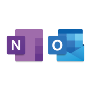 Outlook ja onenote logot