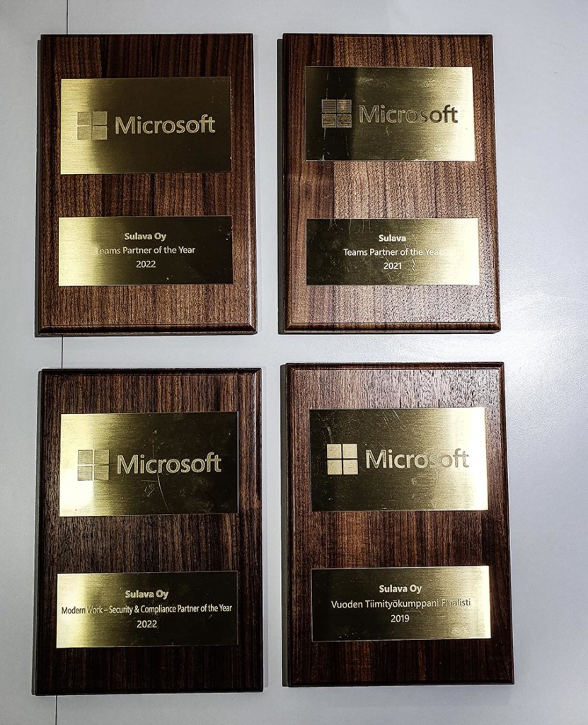 Microsoft partner of the year awards