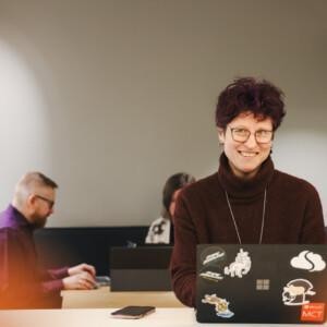 Working with computer